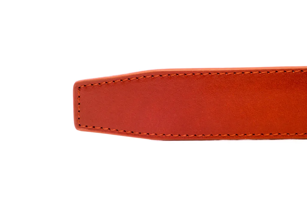 1.25" Saddle Tan Vegetable Tanned Leather Strap