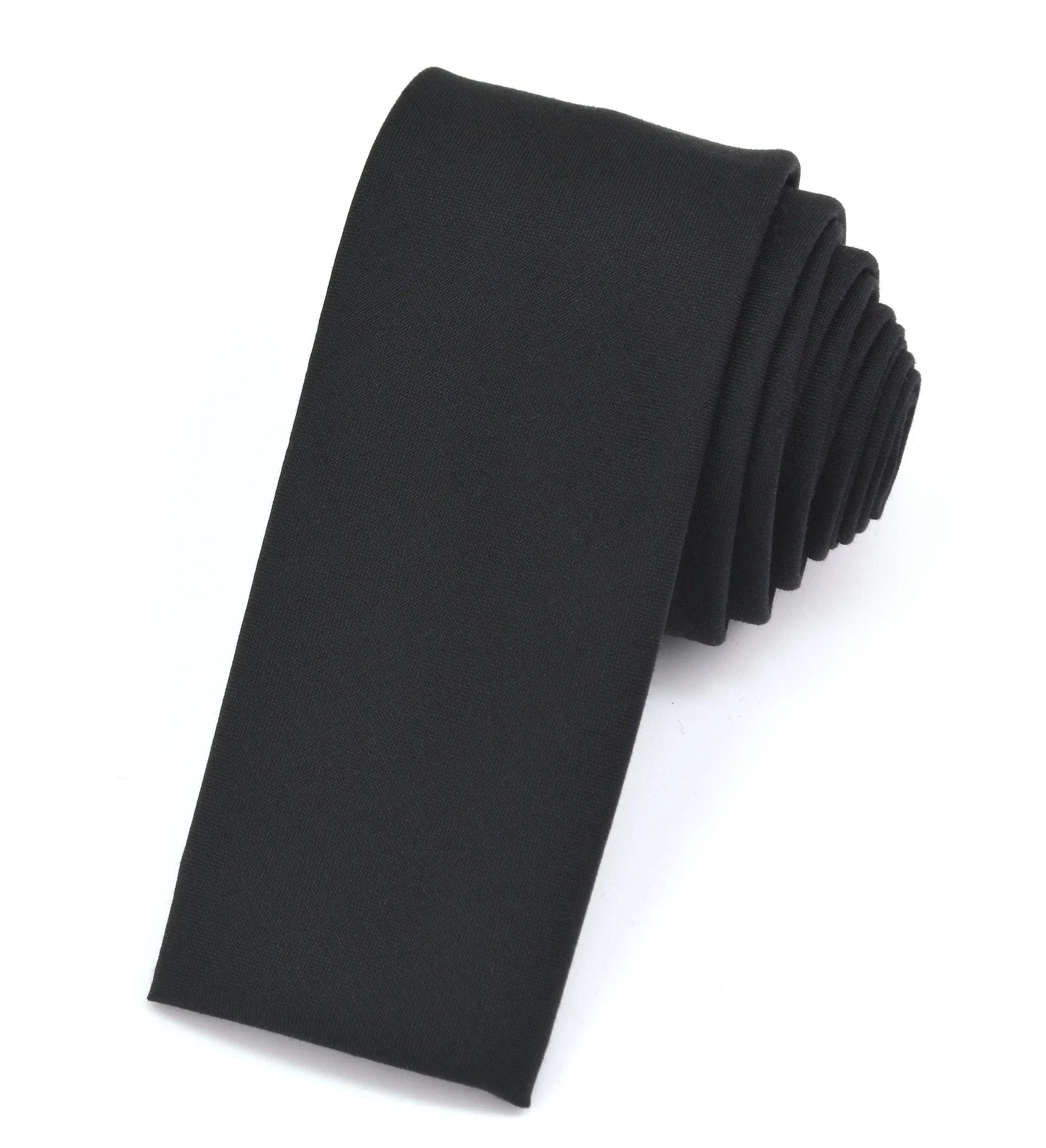 2003 Super 140's Wool Handmade Square-End Narrow Tie