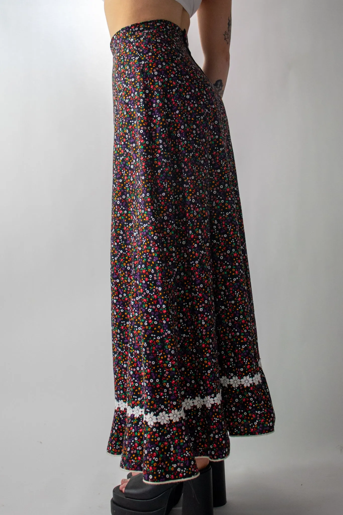 70s Homemade Prairie Skirt