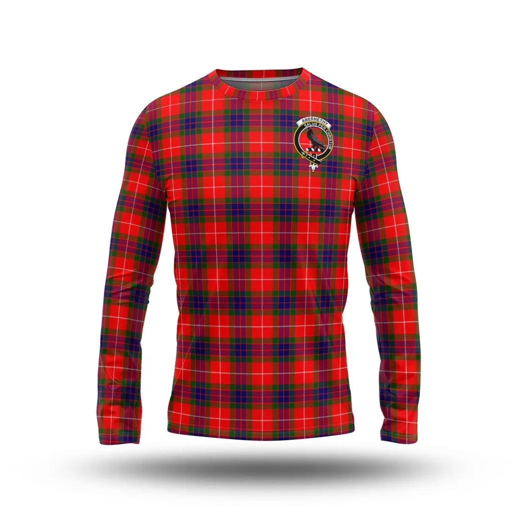 Abernethy Tartan Long Sleeve T-Shirt with Family Crest