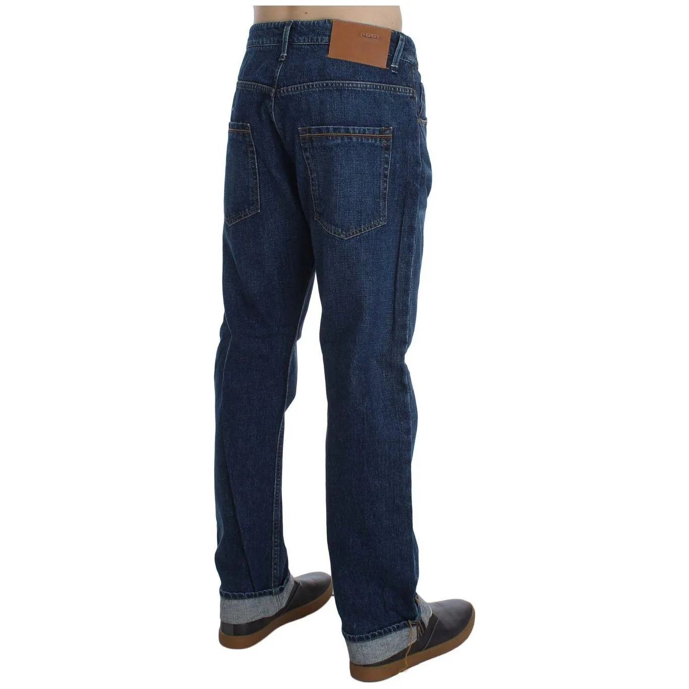 Acht Chic Baggy Loose Fit Blue Jeans for Men