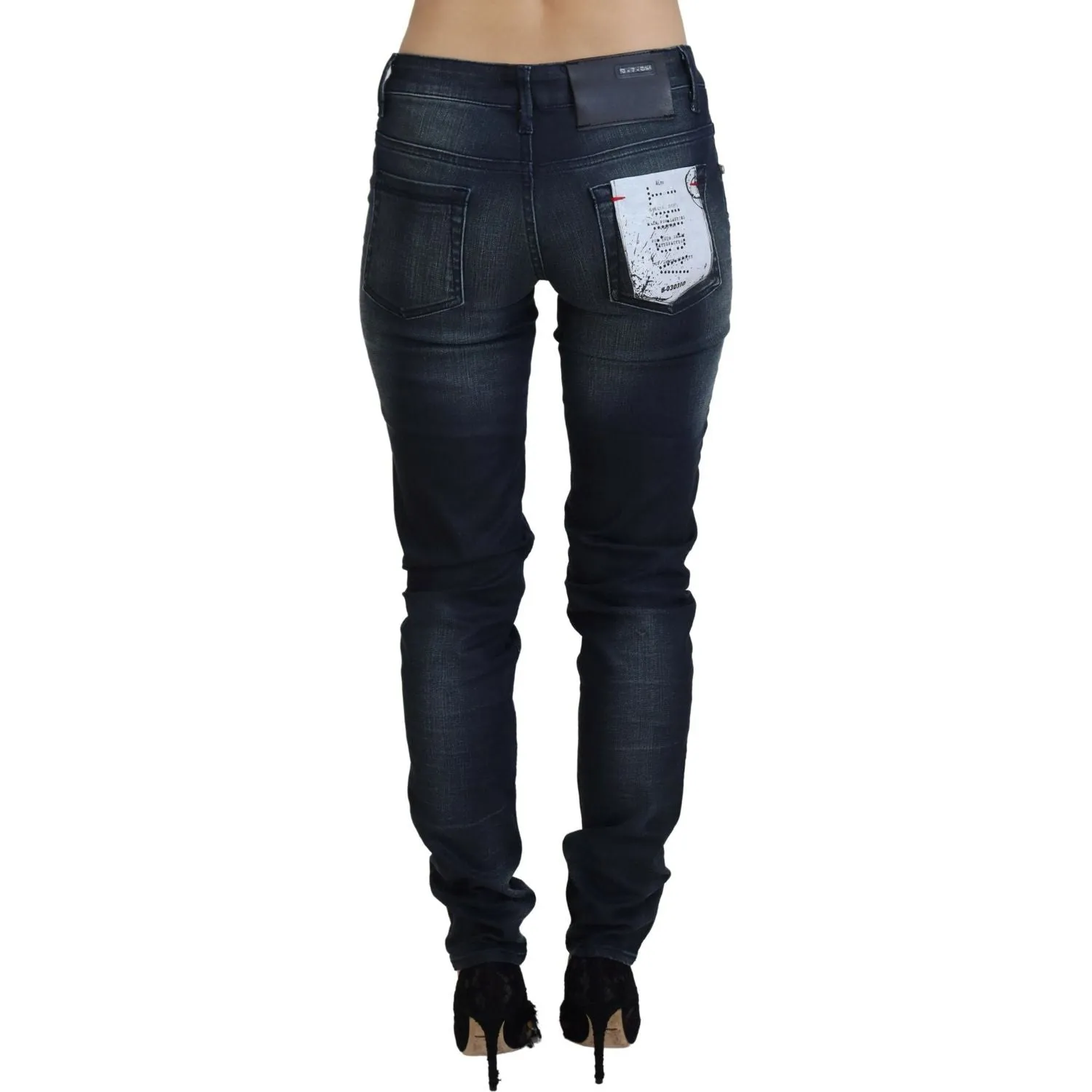 Acht Chic Low Waist Slim Fit Denim Jeans