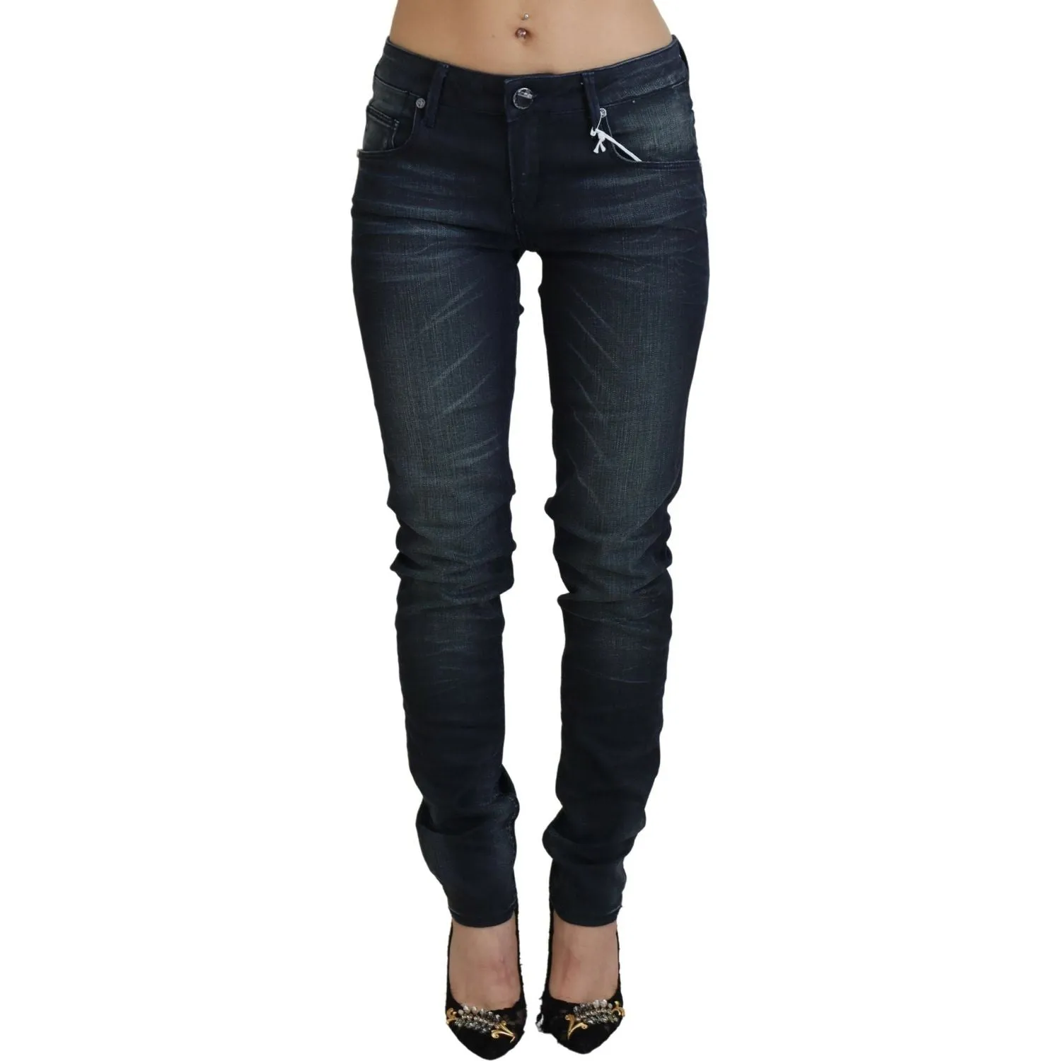 Acht Chic Low Waist Slim Fit Denim Jeans