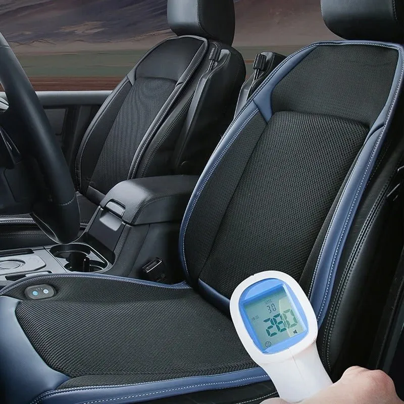 Airflow Comfort Ride Car Seat - Ventilated Cooling Seat Cover with Massage