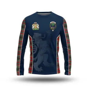 Anderson of Arbrake Tartan Long Sleeve T-Shirt with Family Crest and Lion Rampant Vibes Sport Style