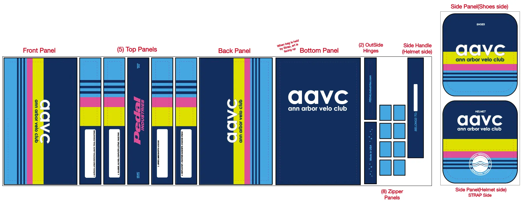 Ann Arbor Velo Club 2021 RACEDAY BAG™