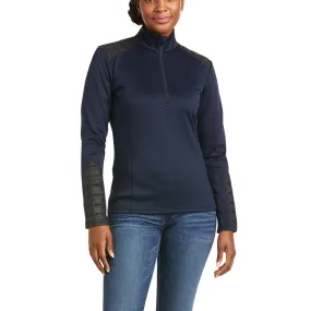 Ariat Ladies Ismay 1/2 Dark Sapphire Zip Sweatshirt.