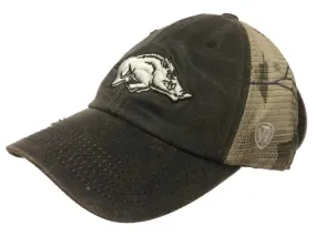 Arkansas Razorbacks TOW Brown Realtree Camo Mesh Adjustable Snapback Hat Cap