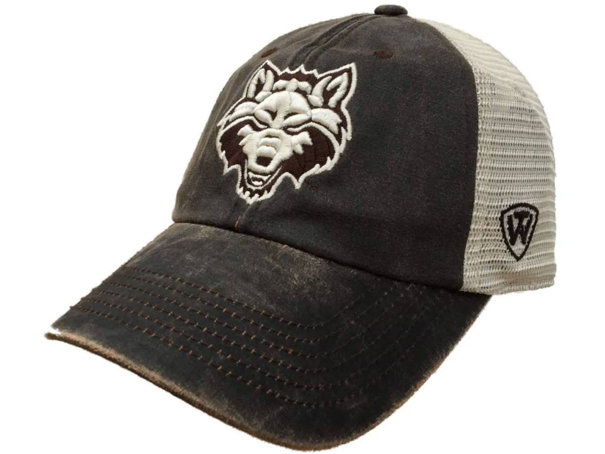 Arkansas State Red Wolves TOW Brown Scat Mesh Adjustable Snapback Hat Cap