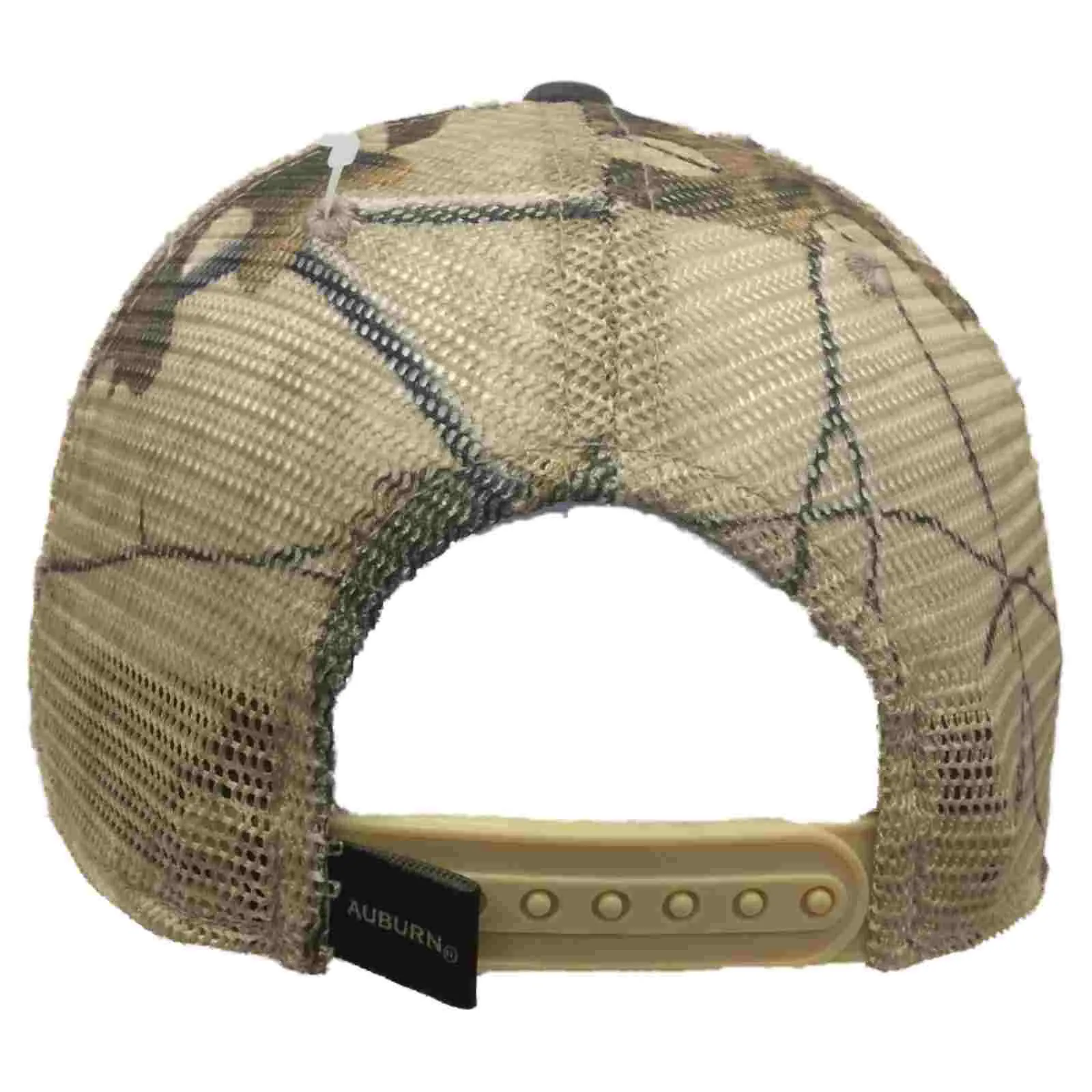 Auburn Tigers TOW Brown Realtree Camo Mesh Adjustable Snapback Hat Cap