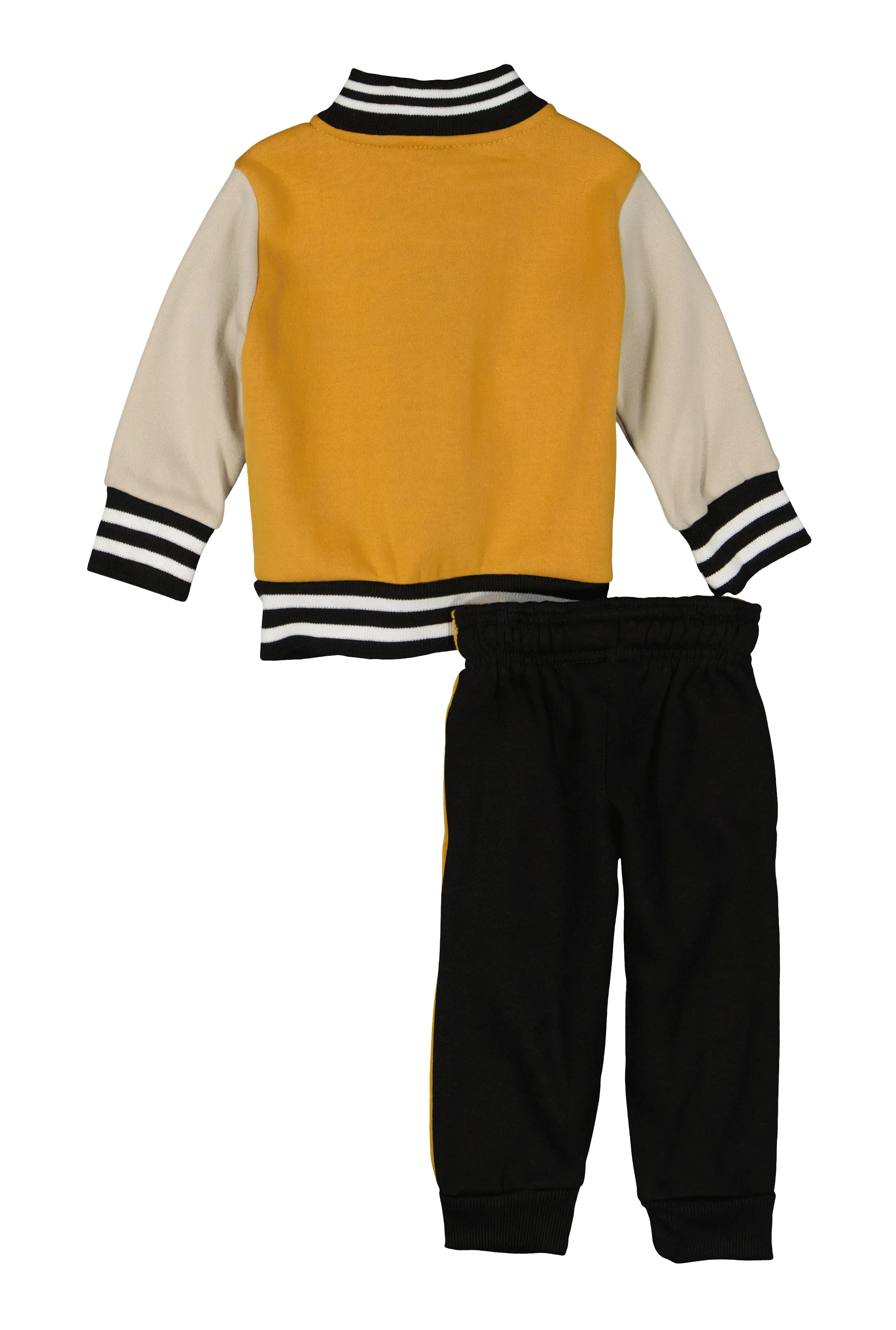 Baby Boys 12-24M Zip Front Letterman Jacket and Joggers