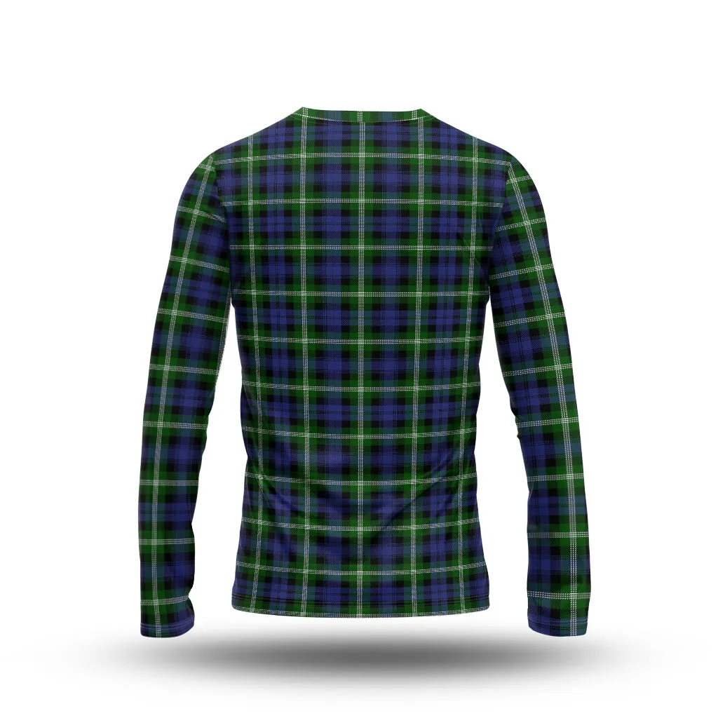 Baillie (Bailey) Tartan Long Sleeve T-Shirt with Family Crest