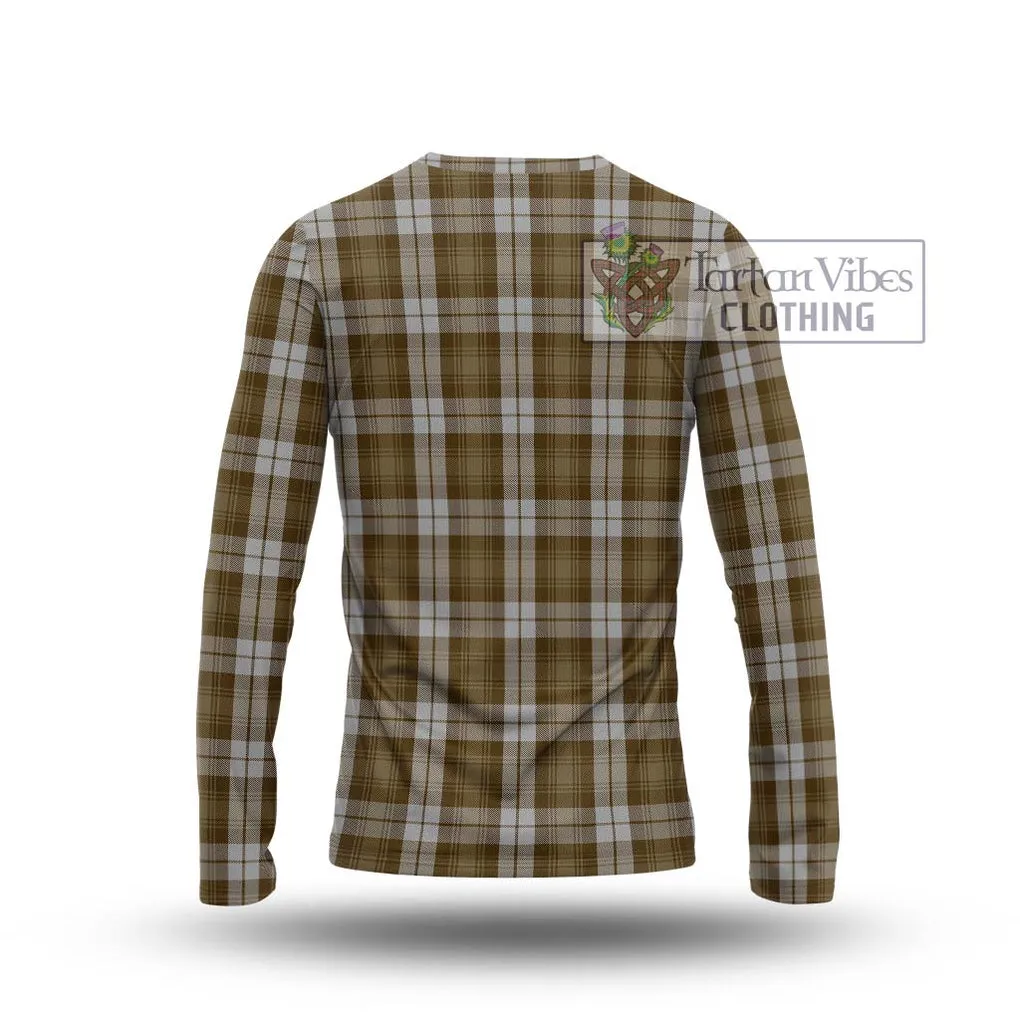 Baillie Dress Tartan Long Sleeve T-Shirt with Family Crest DNA In Me Style