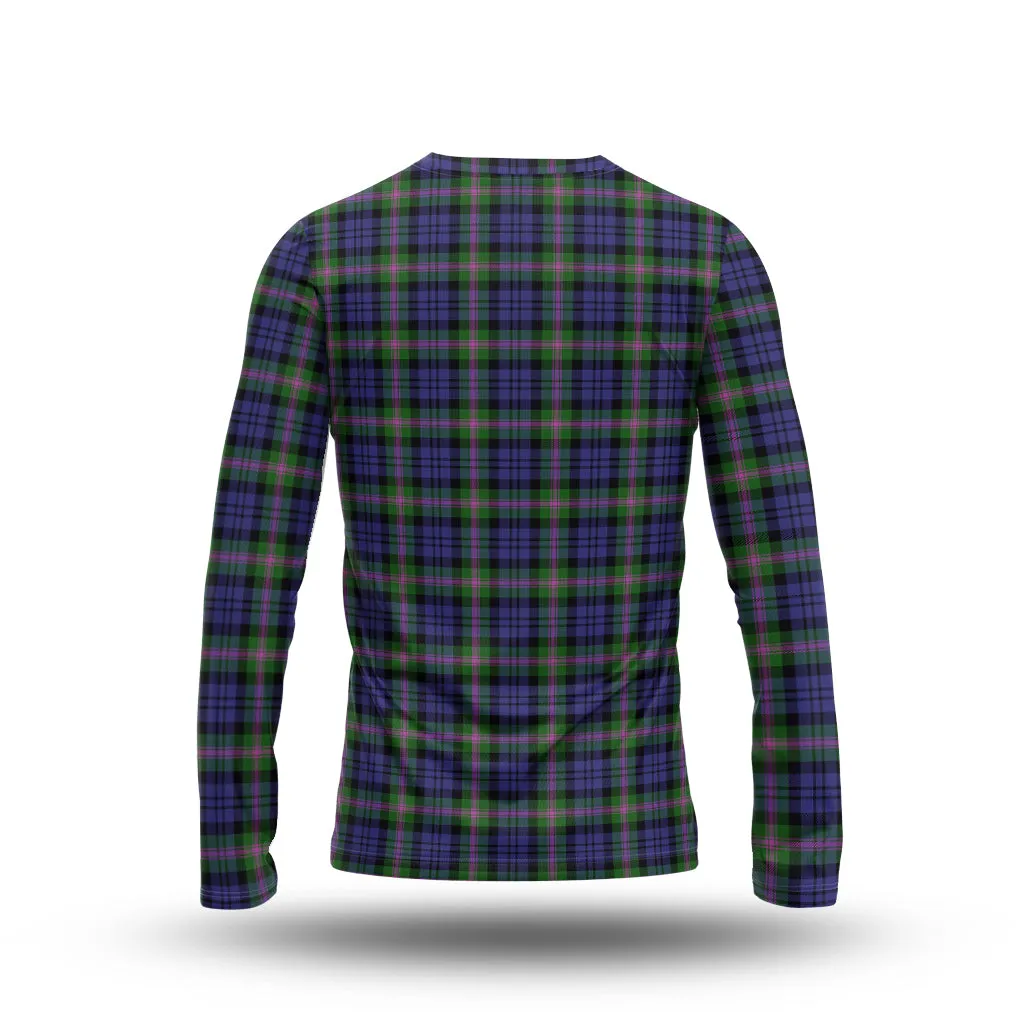 Baird Modern Tartan Long Sleeve T-Shirt with Family Crest