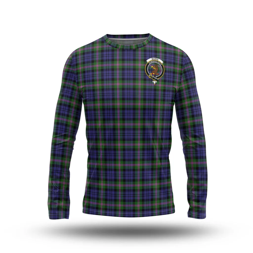 Baird Modern Tartan Long Sleeve T-Shirt with Family Crest