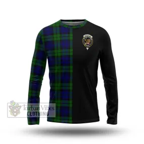 Bannatyne Tartan Long Sleeve T-Shirt with Family Crest and Half Of Me Style