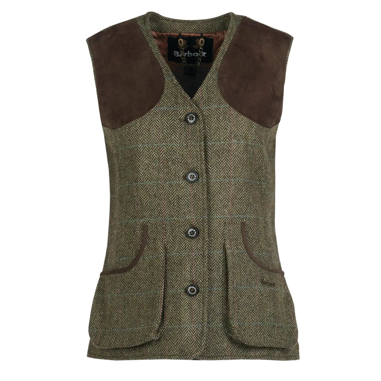 Barbour Womens Fairfield Gilet Gardenia / Brown