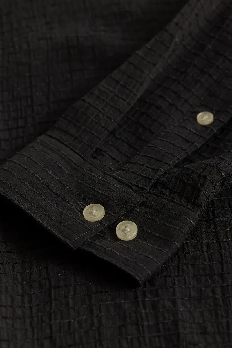 Benedetta Black Textured Shirt