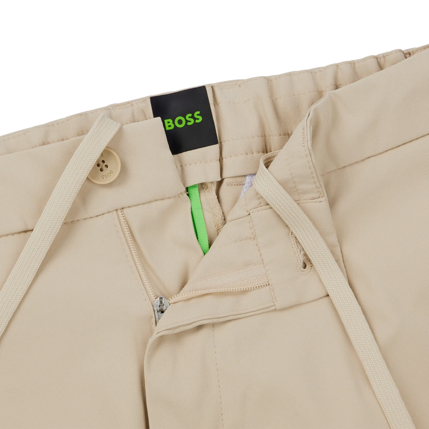 BOSS Phoenix Regular Fit Golf Pants - Medium Beige