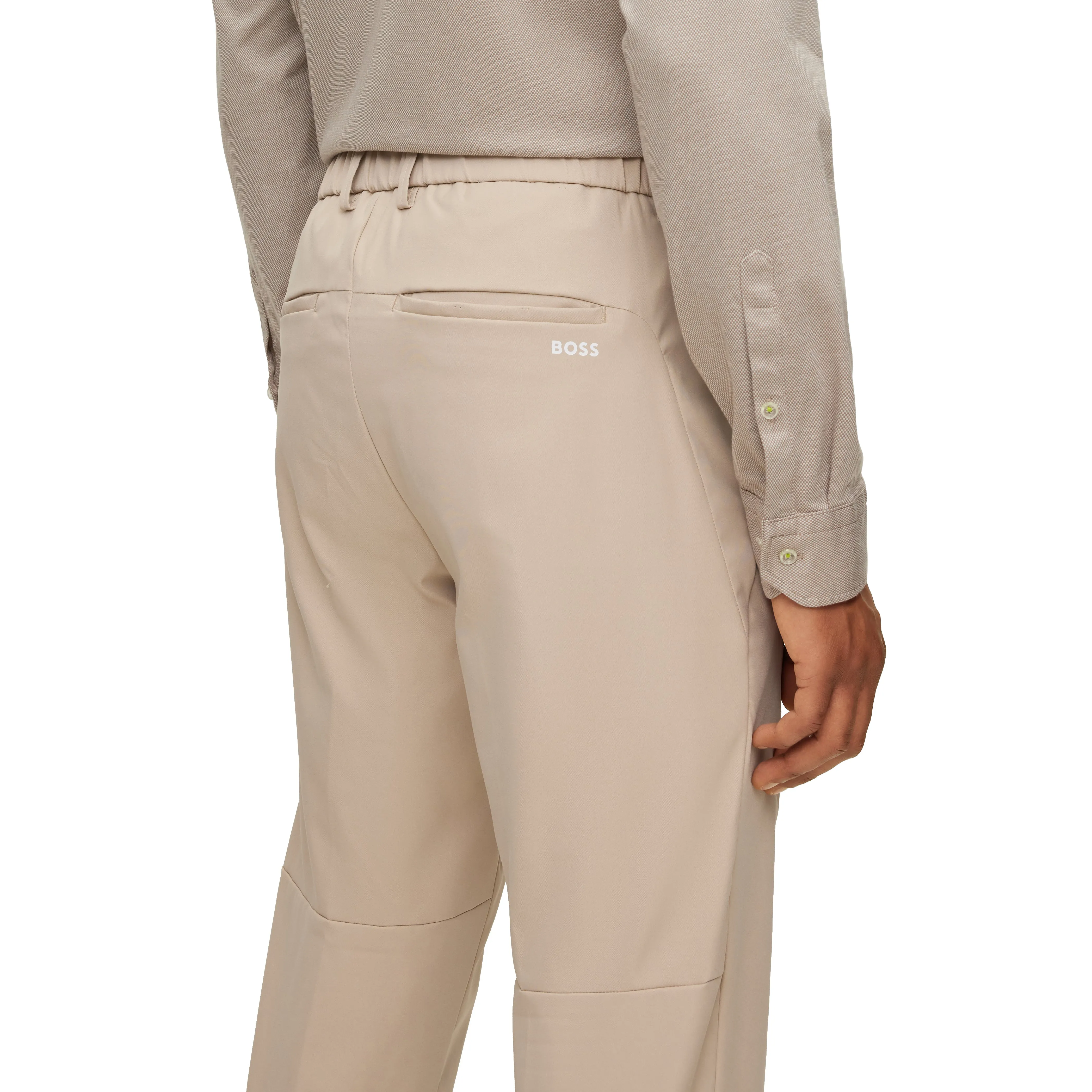 BOSS Phoenix Regular Fit Golf Pants - Medium Beige