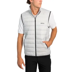 BOSS Thor Padded Golf Vest - Light/Pastel Grey