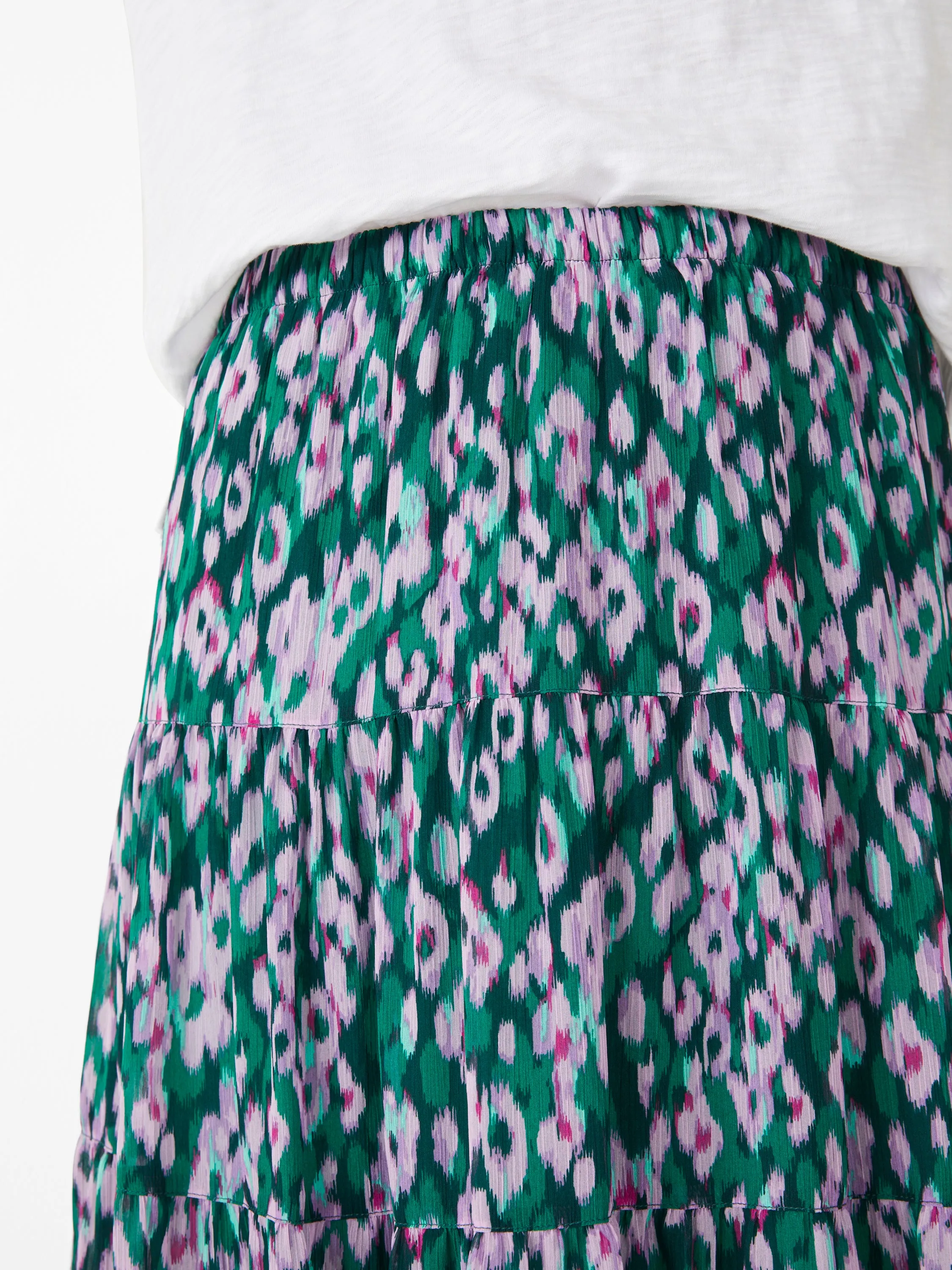 Branwen Floral Print Maxi Skirt