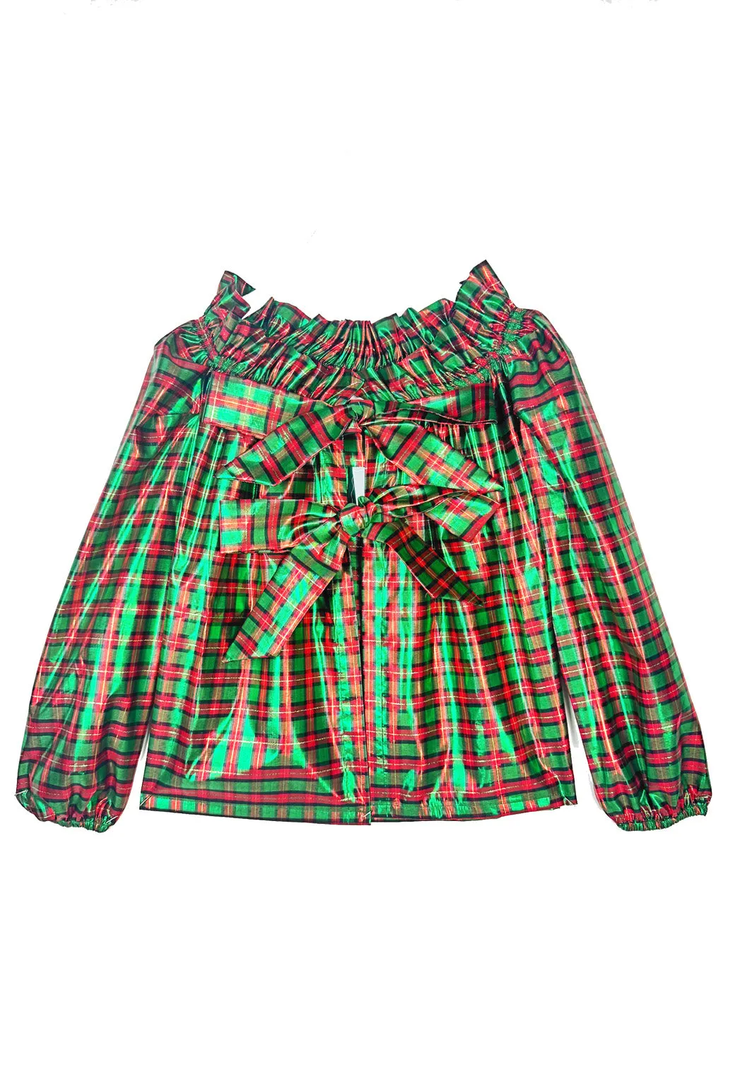 Buru   Pencil & Paper Co. Bettie Ann Blouse - Shimmery Plaid 2.0