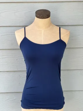 CAMISOLE W/ SIDE RIBBING (NAVY)