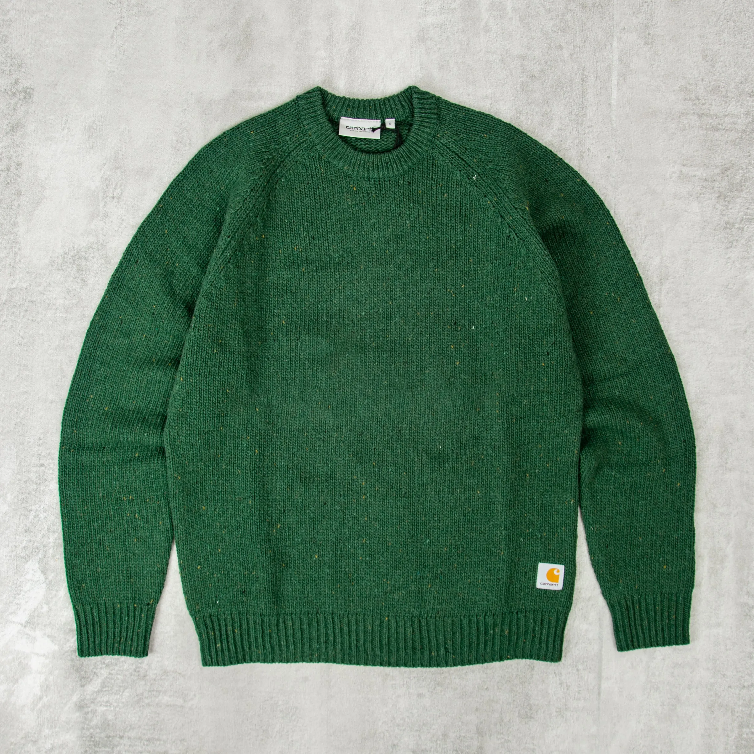 Carhartt WIP Anglistic Sweater - Speckled Sycamore Tree