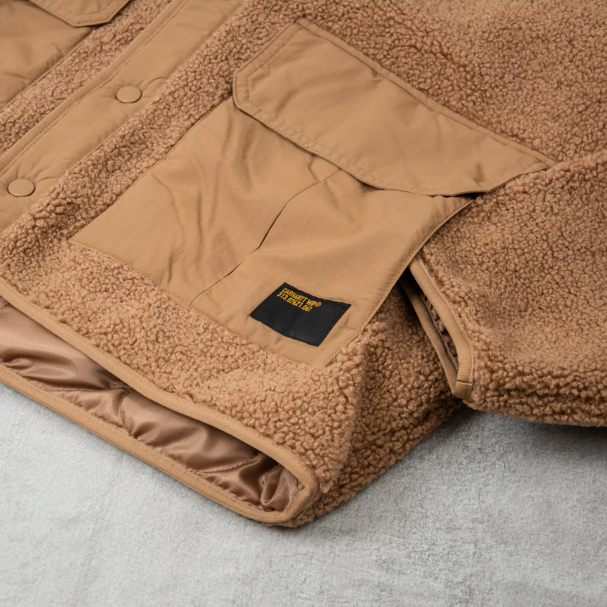 Carhartt WIP Devin Hooded Fleece Liner Jacket - Buffalo