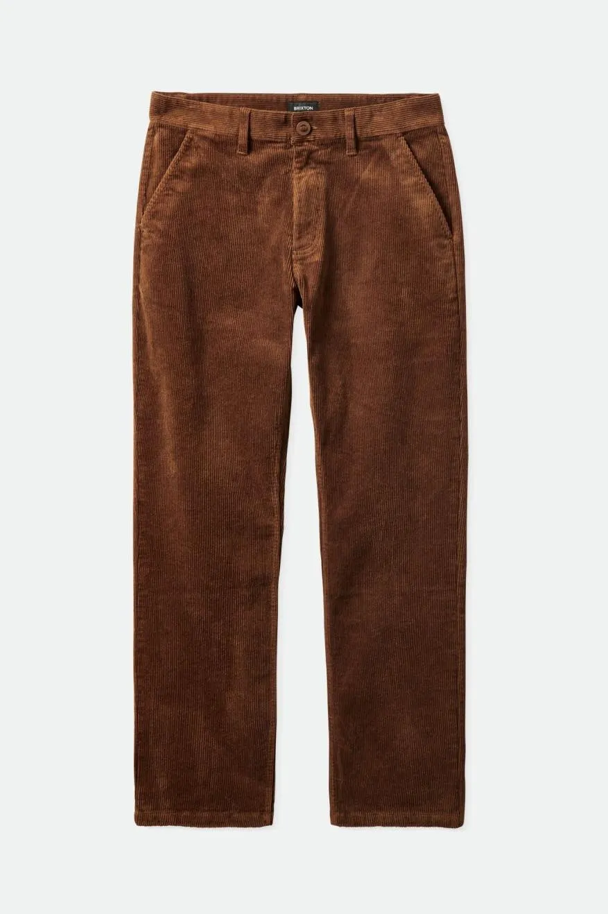 Choice Chino Regular Pant - Bison Cord