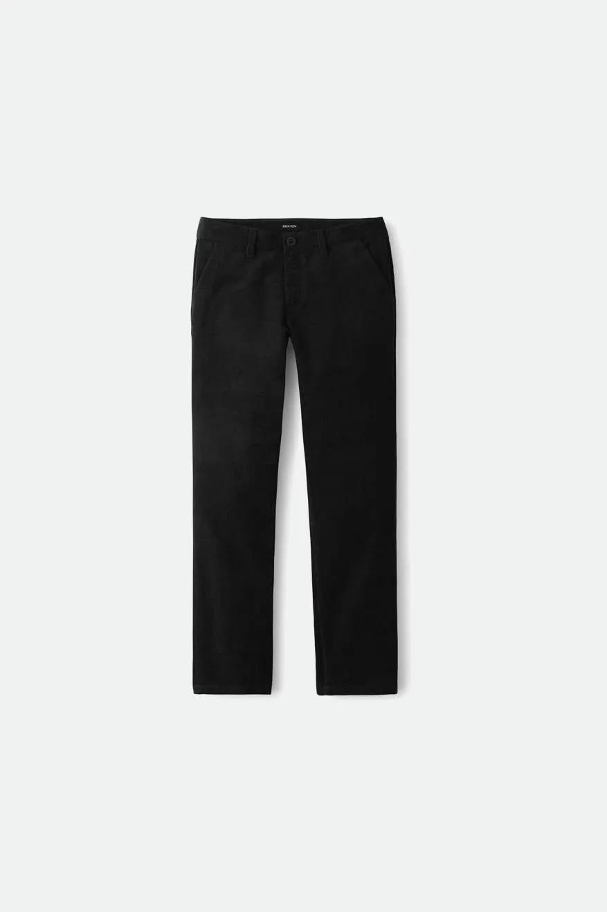 Choice Chino Regular Pant - Black