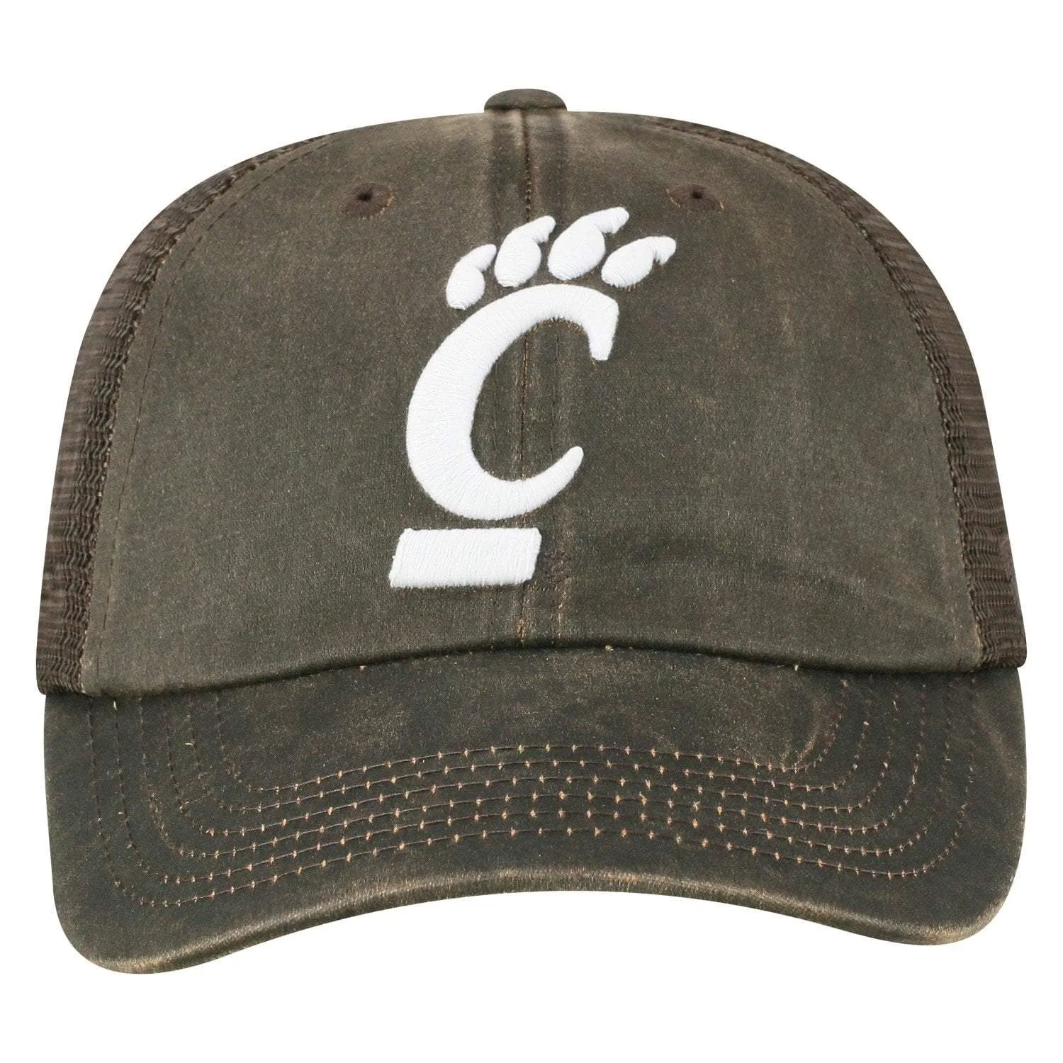 Cincinnati Bearcats TOW Brown "Chestnut" Style Mesh Adj. Strap Relax Hat Cap