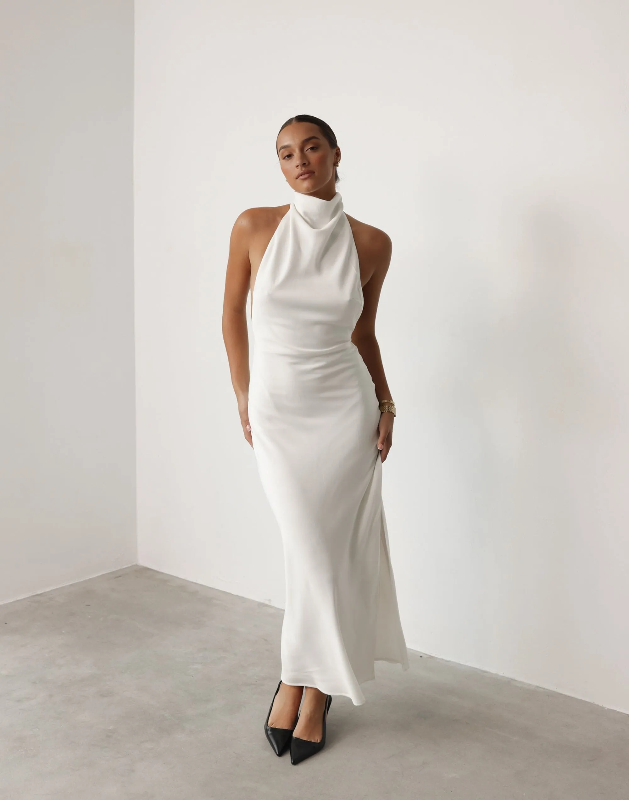 Clara Maxi Dress (White)