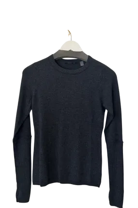 Coal Cotton Cashmere Heavy Crewneck Sweater