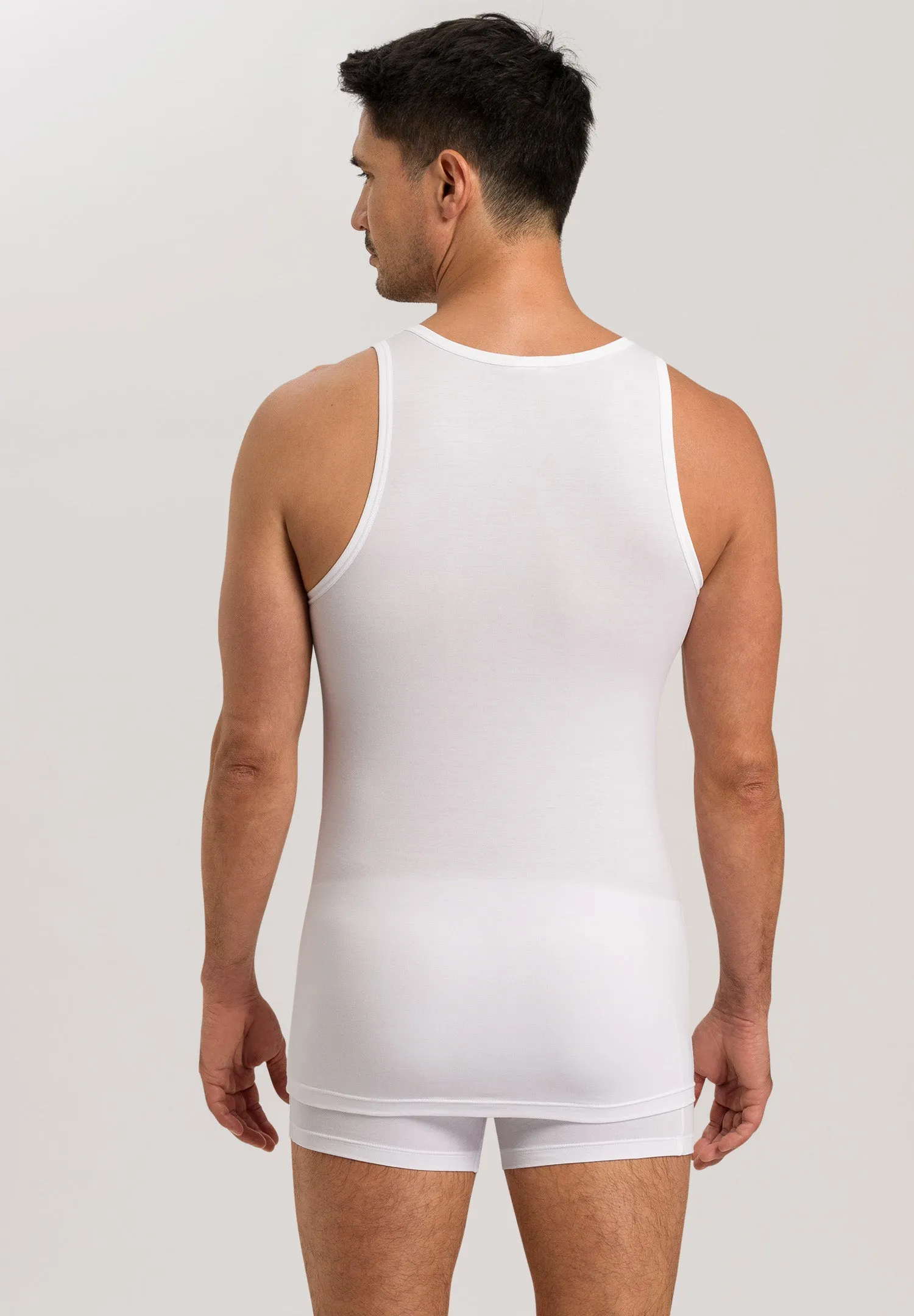 Cotton Superior Fitted Cotton Tank Top | White 73087-101