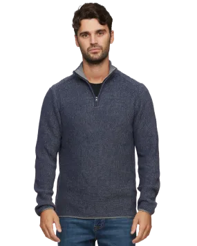 COURTLAND TEXTURED 1/4-ZIP SWEATER