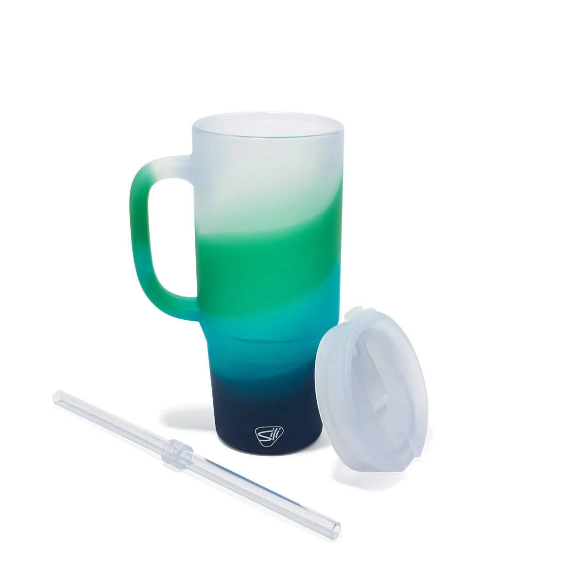 Customized Silipint Silicone 32 oz Humbler (Handled Straw Tumbler)