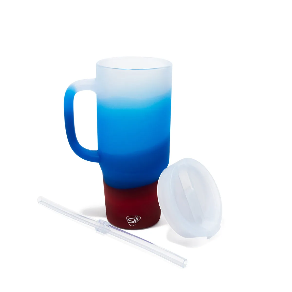 Customized Silipint Silicone 32 oz Humbler (Handled Straw Tumbler)