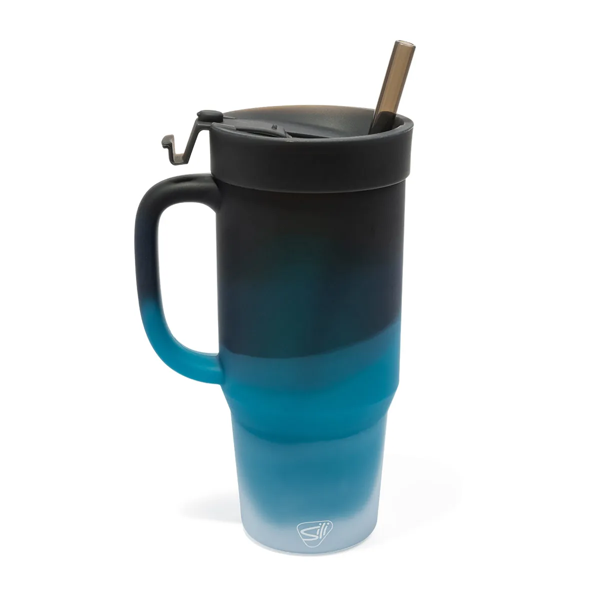 Customized Silipint Silicone 32 oz Humbler (Handled Straw Tumbler)