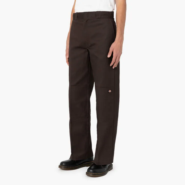 Dickies Loose Fit Double Knee Work Pants- 85283-DARK BROWN