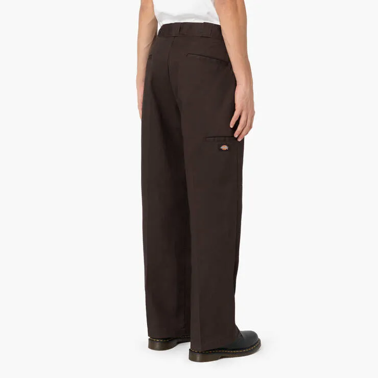 Dickies Loose Fit Double Knee Work Pants- 85283-DARK BROWN