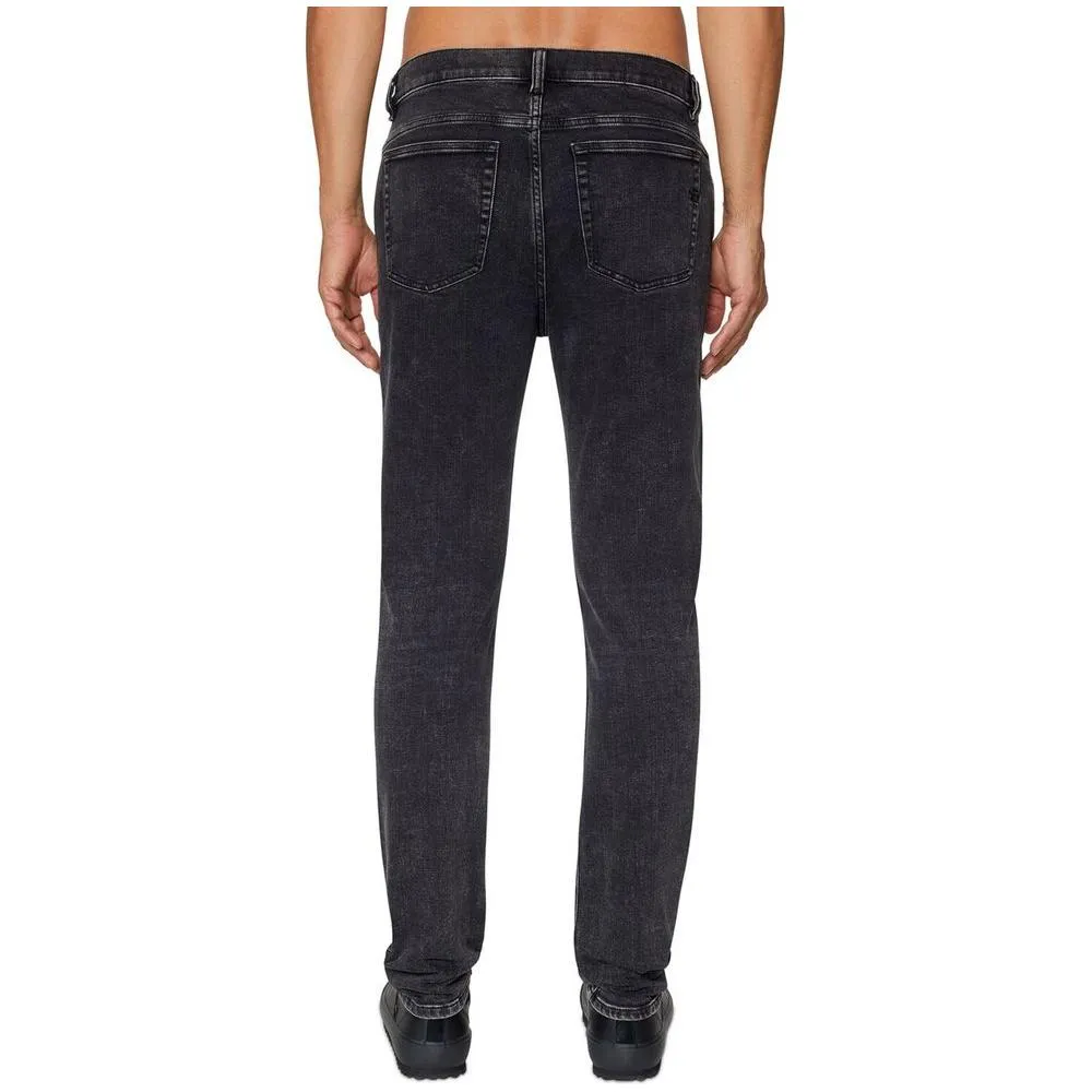 Diesel Black Cotton Jeans & Pant