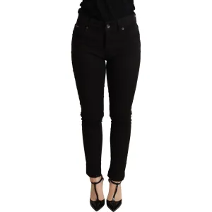 Dolce & Gabbana Elegant Slim Black Skinny Jeans