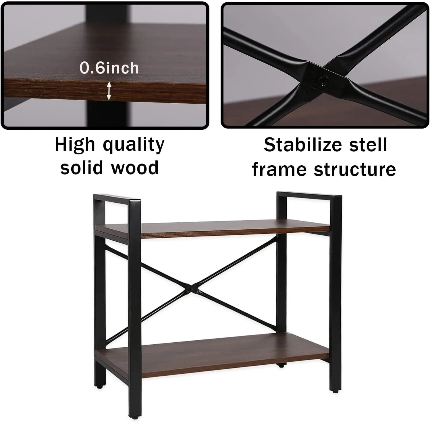 Double Layer Bookshelf