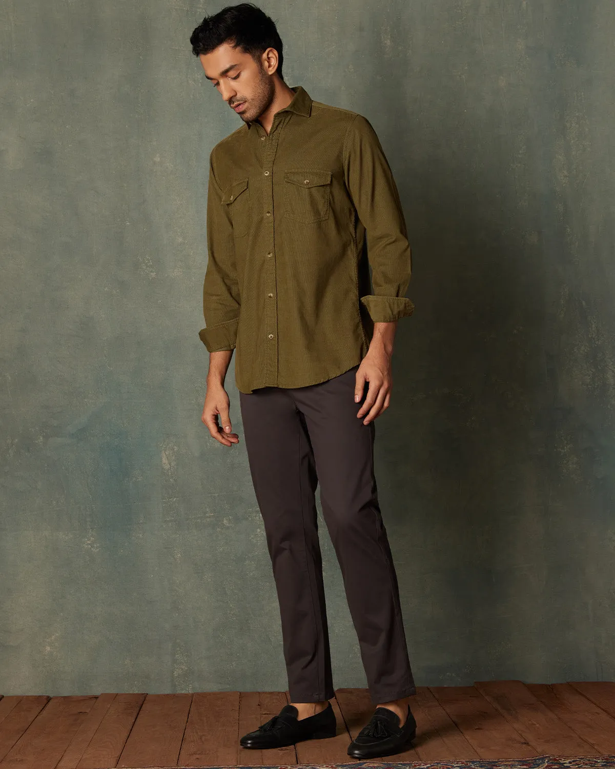 Elevate Everyday Stretch Chinos - Dark Grey