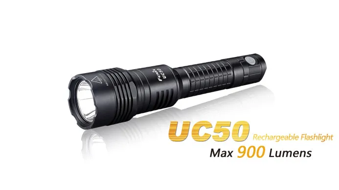 Fenix UC50 CREE XM-L2 U2 900 Lumen Rechargeable LED Flashlight