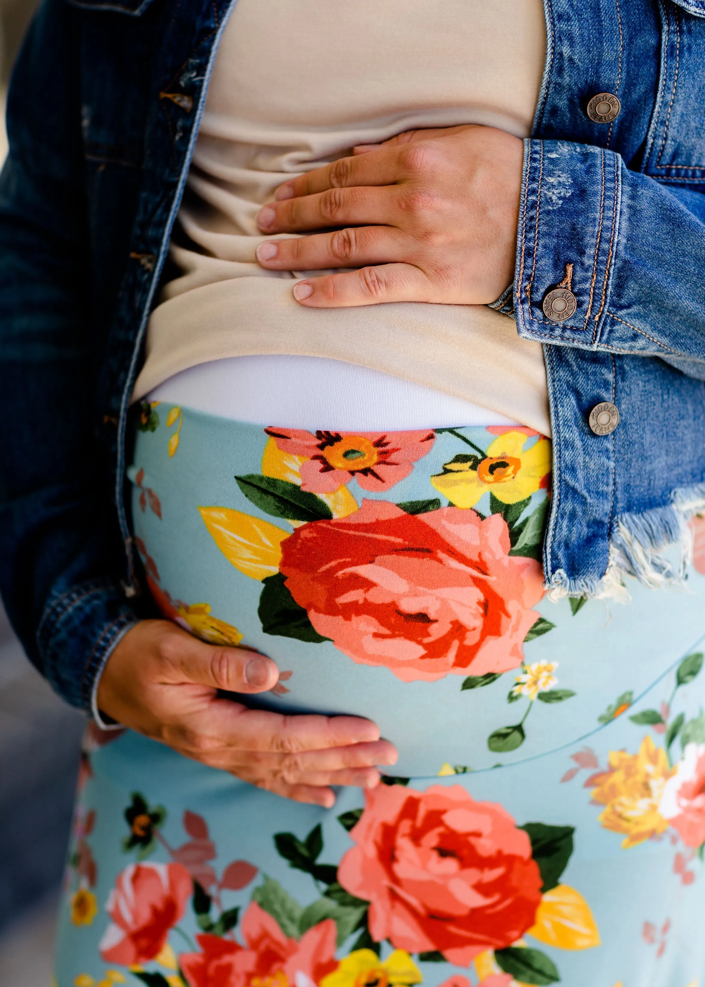 Floral Print Maxi Skirt