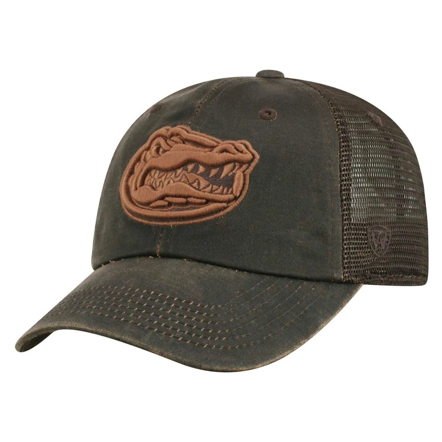 Florida Gators TOW Brown "Chestnut" Style Mesh Adj. Strap Relax Hat Cap