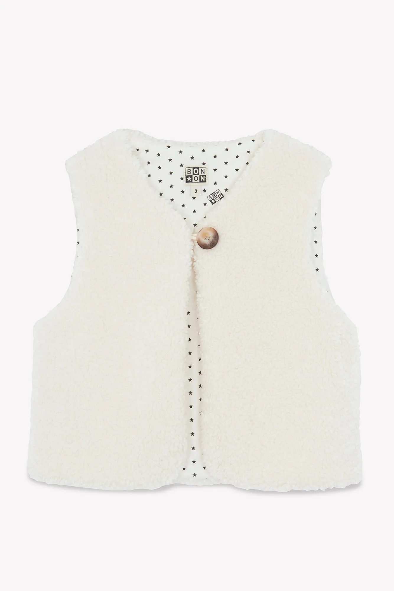 Gilet Sans Manche Betib Beige Polaire